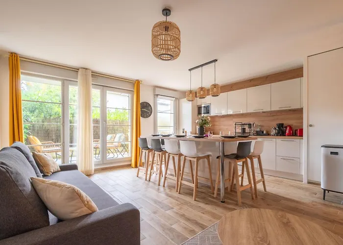 Disneyland-Charmant Appartement 8 Personnes-Terrasse-Gare-Parking